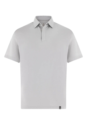 Boggi Milano metal stud polo shirt - Grey