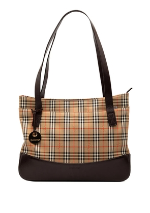 Burberry Pre-Owned 20th Century Haymarket Check Canvas tote bag - Brown