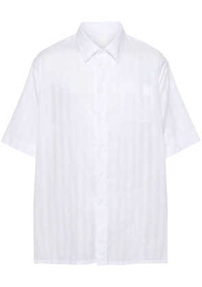 Givenchy logo-embroidered cotton shirt - White