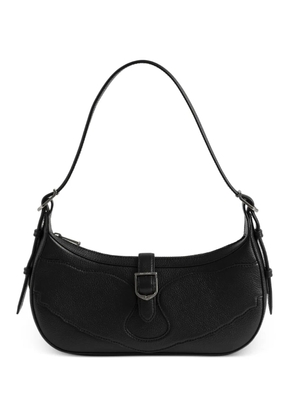 Zadig&Voltaire Moonrise buckle-detail curved shoulder bag - Black