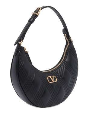 Valentino Garavani quilted leather shoulder bag - Black