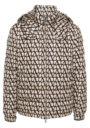 Valentino Garavani Toile Iconographe down jacket - Neutrals