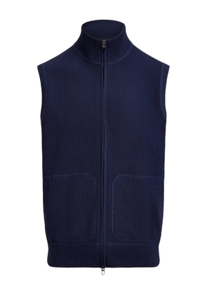 RLX Ralph Lauren zip-up mock-neck vest - Blue