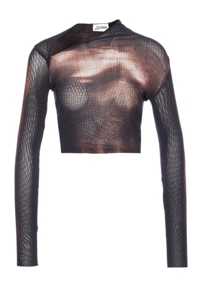 Jean Paul Gaultier asymmetric top - Black