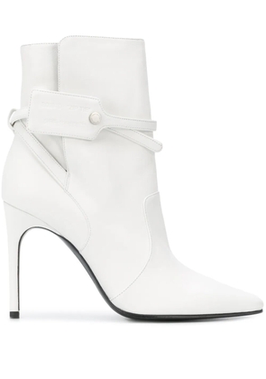 Off-White security-tag ankle boots