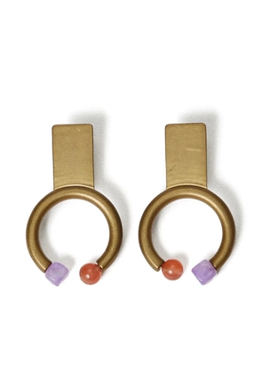 TWINSET circle embellished earrings - Gold