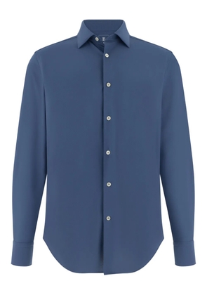 Boggi Milano tokyo-collar slim shirt - Blue