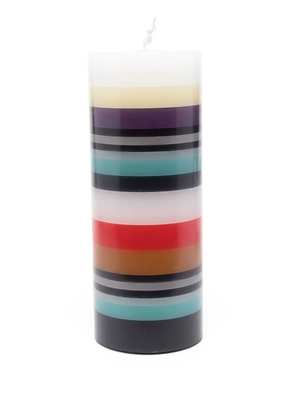 Missoni Home striped single-wick candle - White