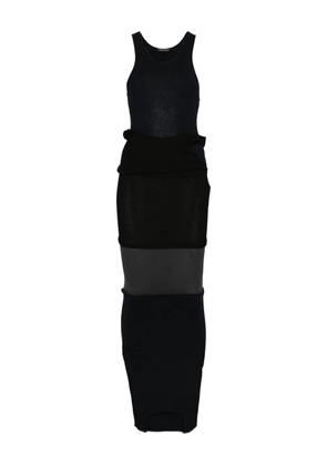 Balenciaga sleeveless maxi dress - Blue