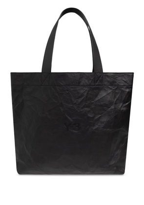 Y-3 logo-print tote bag - Black