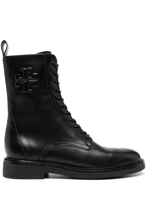 Tory Burch Double T combat boots - Black