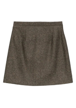 A.P.C. Adriana tweed mini skirt - Brown