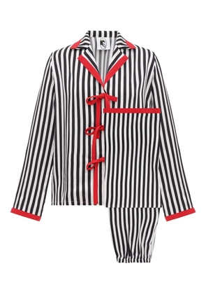 Sleeper The Bow striped pajama - Black