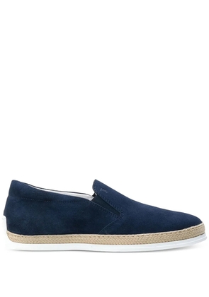 Tod's suede slip-on espadrilles - Blue