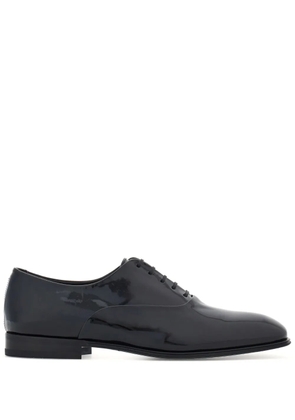 Ferragamo patent-finish Oxford shoes - Black