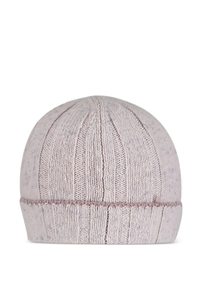 Brunello Cucinelli cashmere beanie hat - Neutrals