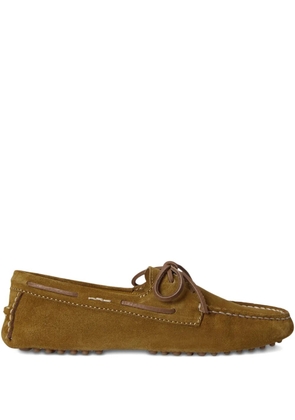 Polo Ralph Lauren leather boat shoes - Green