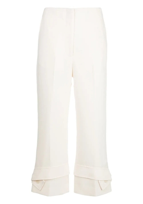 3.1 Phillip Lim belted-cuff cropped trousers - Brown
