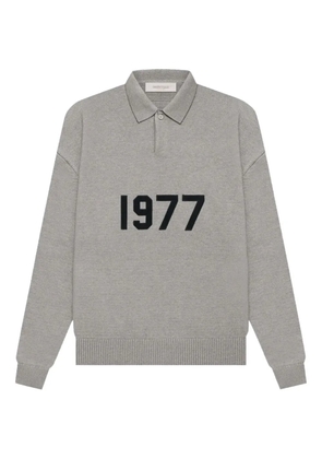 FEAR OF GOD ESSENTIALS long-sleeve polo shirt - Grey