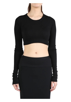 Rick Owens cropped t-shirt - Black