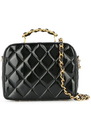 CHANEL Pre-Owned 1994-1996 quilted boxy 2way bag - Black