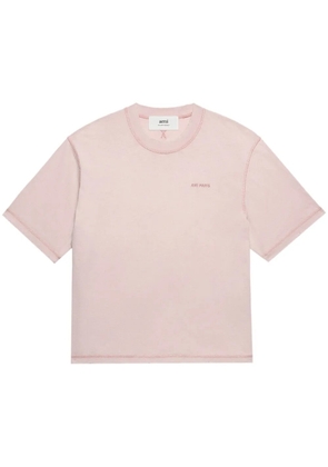 AMI Paris Fade Out T-shirt - Pink