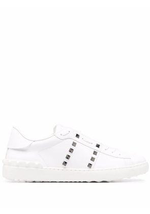 Valentino Garavani Rockstud Untitled leather sneakers - White