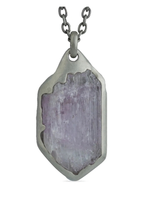Parts of Four sterling silver Halos kunzite necklace