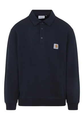 Carhartt WIP logo-patch polo shirt - Blue