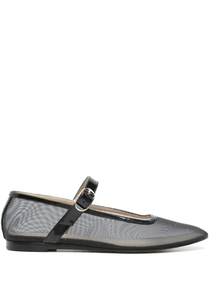 Le Monde Beryl mesh ballet flats - Black