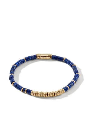 John Hardy 14kt yellow gold lapis lazuli bracelet - Blue