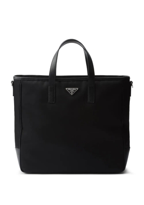 Prada Re-Nylon logo tote bag - Black