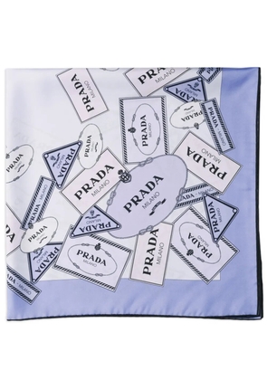 Prada silk scarf - Purple