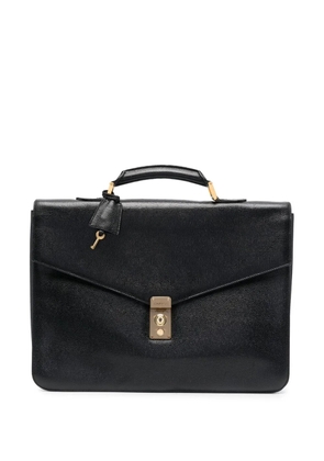 CHANEL Pre-Owned 1990s leather top-handle briefcase - Black