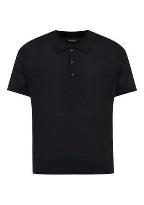 DSQUARED2 logo-detail polo shirt - Black