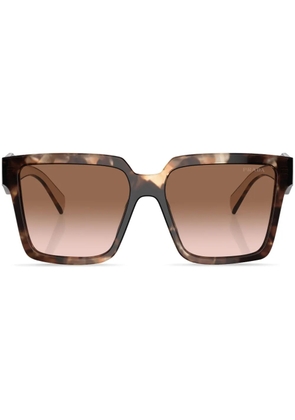 Prada Eyewear tortoiseshell-frame gradient sunglasses - Green