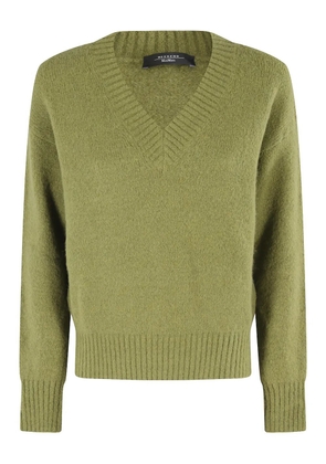 Weekend Max Mara V-neck wool sweater - Green