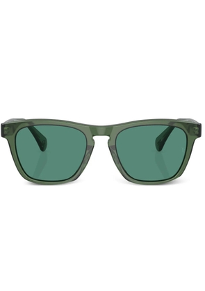 Oliver Peoples R-3 wayfarer-frame sunglasses - Green
