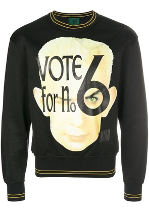Jean Paul Gaultier Pre-Owned Vote print sweatshirt - Black