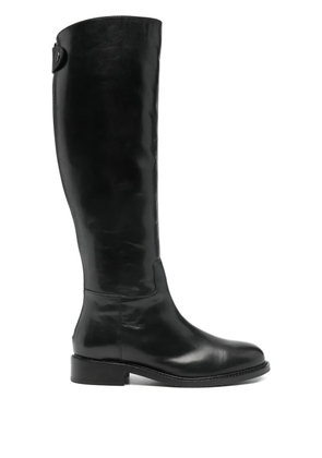 Metisse 30mm zip-up boots - Black