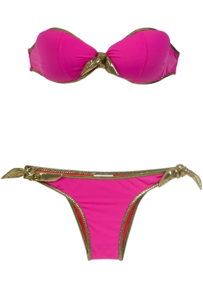 Amir Slama bandeau bikini set - Pink