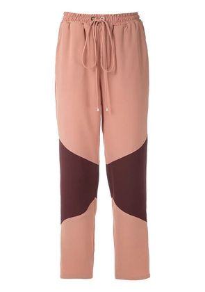 Olympiah Fleur panelled track trousers - Brown