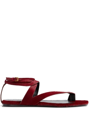 KHAITE Aimee ankle-strap sandals - Red