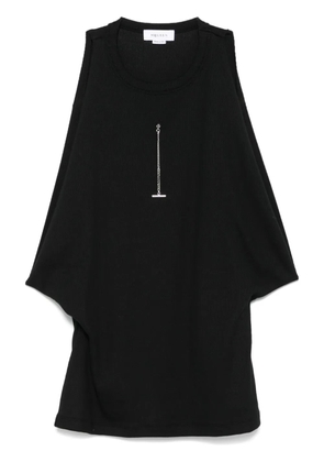Alexander McQueen Draped Armhole T-shirt - Black