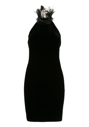 Ralph Lauren Collection ruffled halterneck dress - Black