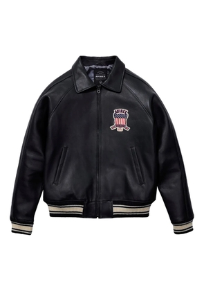 Avirex appliquéd bomber jacket - Black