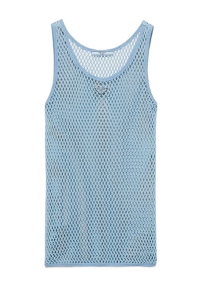 Prada mesh tank top - Blue