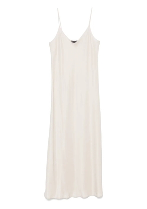Lorena Antoniazzi V-neck slip dress - Neutrals