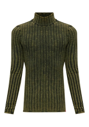 Diesel T-Hansy ribbed roll-neck sweater - Green