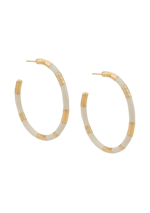 Aurelie Bidermann Positano large earrings - White